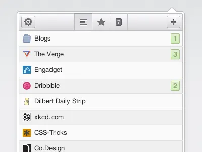 Feeder popup chrome extension dropdown extension feeder feedreader light popup rss rss feed reader