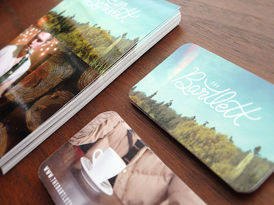 Bartlett cards branding business cards identity northwest photography pnw postcards