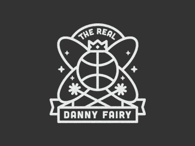 Fairy basketball black and white cleveland fairy icon logo monospace nba