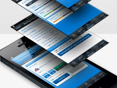 American Airlines iPhone App app branding ios ui ux