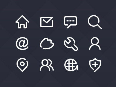 Simple Part 2 icon line onlyoly simple ui
