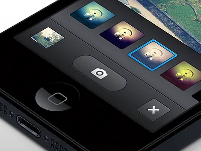 Filters... Filters Everywhere! black camera dark filters gray gui ios iphone ui