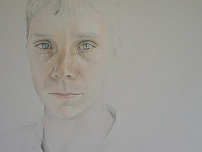Brandon Sm colored pencil drawing illustration pencil portrait prismacolor