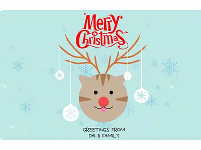 Catdeer greeting card design caricature character character design design drawing graphic design illustration