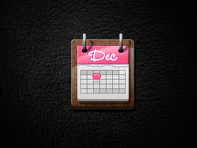 Calendar Icon Dribble Debut calendar design icon illustration illustrator