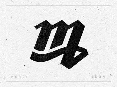 Merit Identity blksmith branding emblem icon identity indiegogo logo mark merit smith
