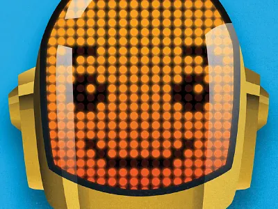 Guy-Manuel de Homem-Christo / Daft Punk daft punk electro france french graphic hipster house illustrator indie lyrics music musicians rock singer singers vector