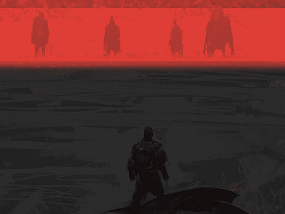 Red Stripe Sketch concept art illustration painting