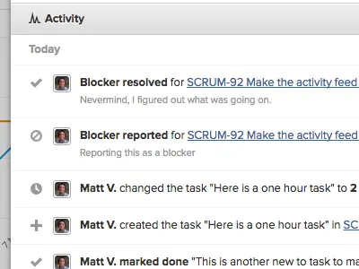 User Story Activity activity proxima nova scrummage symbolset webapp