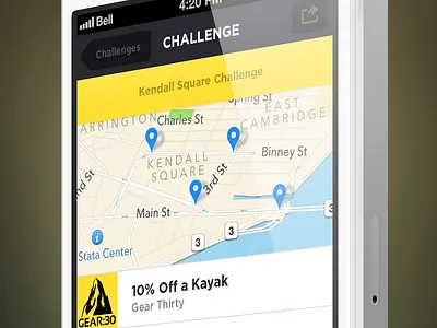 More Flat flat icon ios iphone map metro mobile outdoor retina ui yellow
