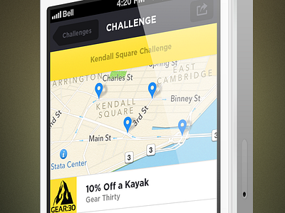 More Flat flat icon ios iphone map metro mobile outdoor retina ui yellow