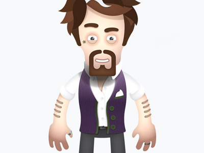 Magician (Character Design) character design illustration magician my poor brain smith tim vector