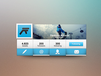 Twitter Interface Rebound design interface rebound twitter ui