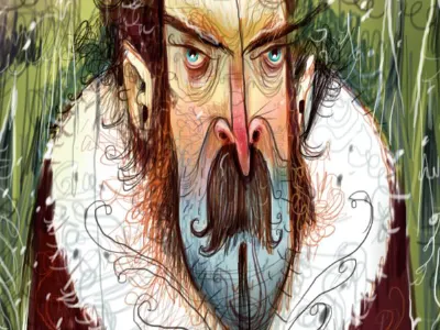 The Explorer arctic character design conquest evergreen explorer fur fur coat illustration sketch sour winter