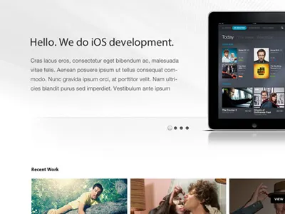 Merk - Free PSD Template agency clean css3 free freebie modern portfolio psd template white