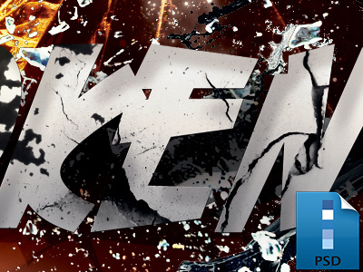 Broken Template (Fully Customisable) 3d abstract broken broken glass club club flyer crack dance disco dj entertainment flyer midnight music nightclub party advertisements party flyer party templates popular flyers poster print psd flyer template