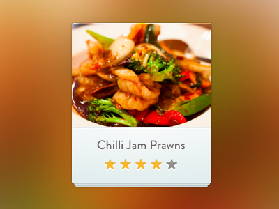 Recipe Widget food rebound recipe stars widget