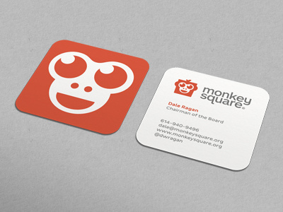 Monkey Square Business Card .net 2x2 ali brandclay branding business card card development ecosystem effendy farrell identity monkey monospace open source organization platform print sean square stationery visiting card