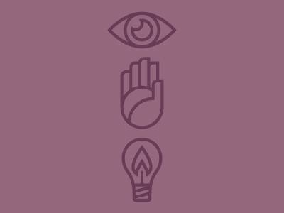 Believe. Create. Inspire apparel design icon illustration