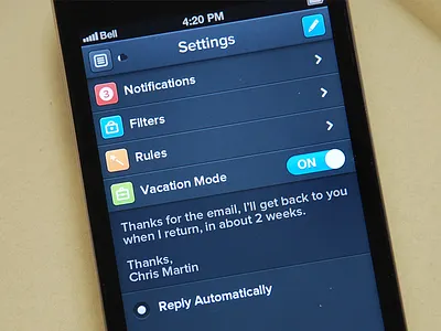 Edit Settings 4 4s 5 app email erixon icons iphone lack of originality settings ui