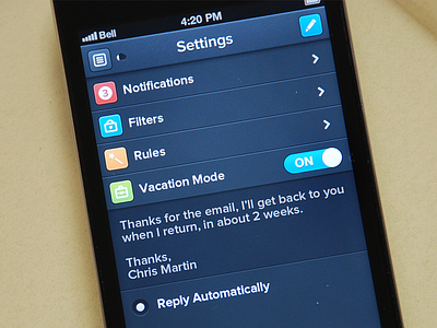 Edit Settings 4 4s 5 app email erixon icons iphone lack of originality settings ui