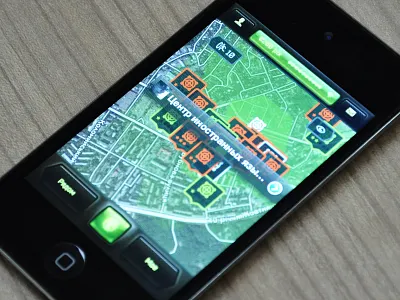 Digitalwar Interface app city digit war digital war game geolocation interface map pixels radar