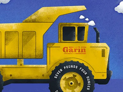 Gift for Nephew gift poster texture tonka tonka truck truck