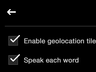 Settings - General aac app clean iphone minimal modern retina
