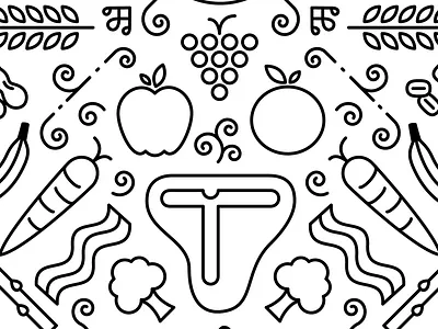 Monkey Face? clover line art