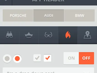 Retina Mobile UI Kit clean design flat flat ui fresh tilled soil mobile mobile ui design retina ui design user interface