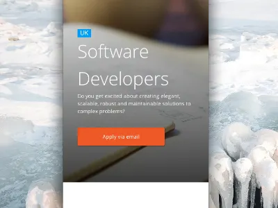 Responsive Jobs Page app button clean crm css html iphone jobs mobile photo responsive ui web web design