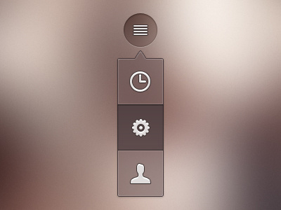 Quick Menu design dropdown freebie menu psd rebound ui web