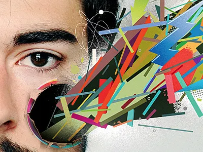 Creative Wallonia abstract art atrokhau cartoon collage color colorful colors comic concept creative creative wallonia custom design digital dogstudio drawing face graphic design portfolio