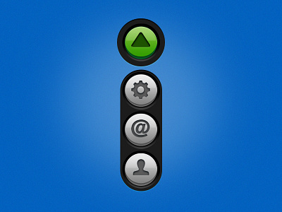 Mini Nav enzudesign glossy navigation widget