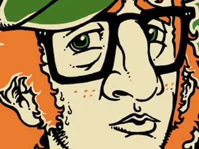 Woody Allen "Bananas" print.. bananas screenprint woody allen