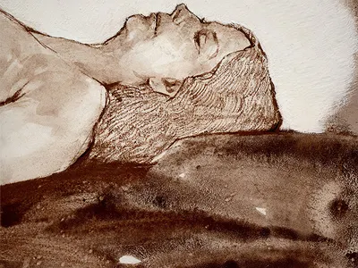 FINE ART atrokhau bru creative custom drawing face girl