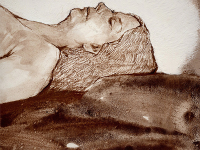 FINE ART atrokhau bru creative custom drawing face girl