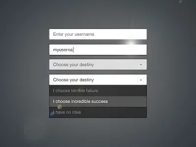Form Elements dropdown form free freebie input psd text