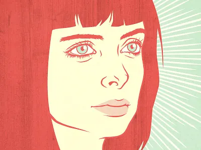 Krysten portrait illustration portrait