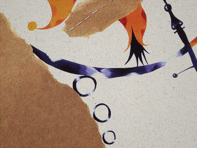 Circus atrokhau circus clown ellipse illustration retro