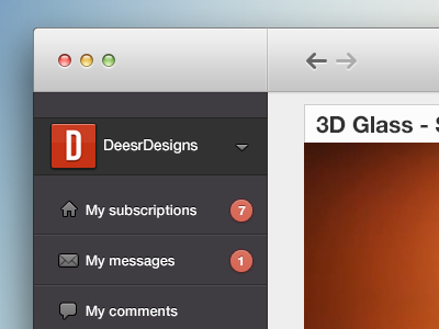YouTube Mac App app appstore concept gui layout mac photoshop ui youtube