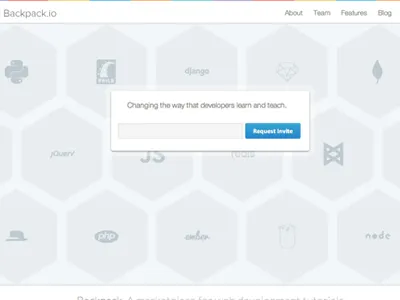 Bitcast Landing Page bitcast coding hexagons invite logos tutorial