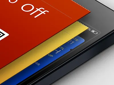 3d Passbook Cards 3d app card ios iphone passbook render