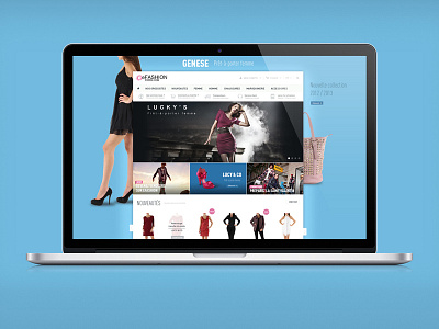 Homepage Efashion 2013 eshop homepage ui ux wholesaler