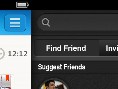 Find Friend & invite Friend Ui ios 6 ui ios ui iphone5 ui