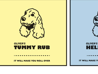 Wine Labels brew dog home label spaniel wine