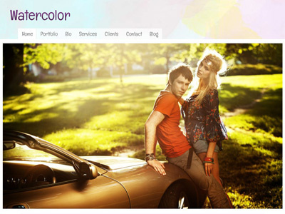 Watercolor smugmug watercolor web design