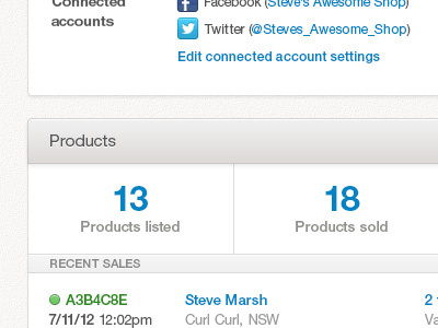 Dashboard big numbers counts dashboard summary tables tabs