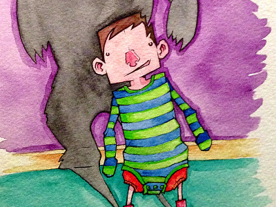 Ava Bear! illustration mybaby painting watercolour
