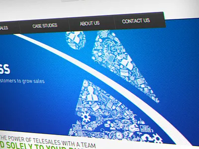 Integrated Access Header Right blue header homepage navigation template ui uiux ux website
